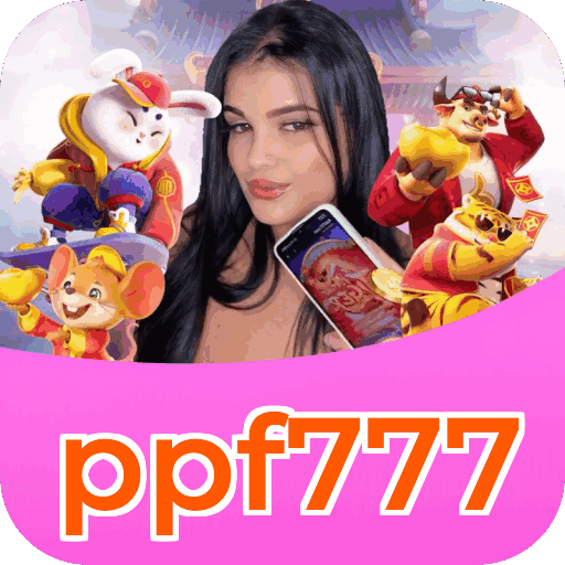 Interface do aplicativo ppf777 mostrando jogos disponíveis no iOS e Android